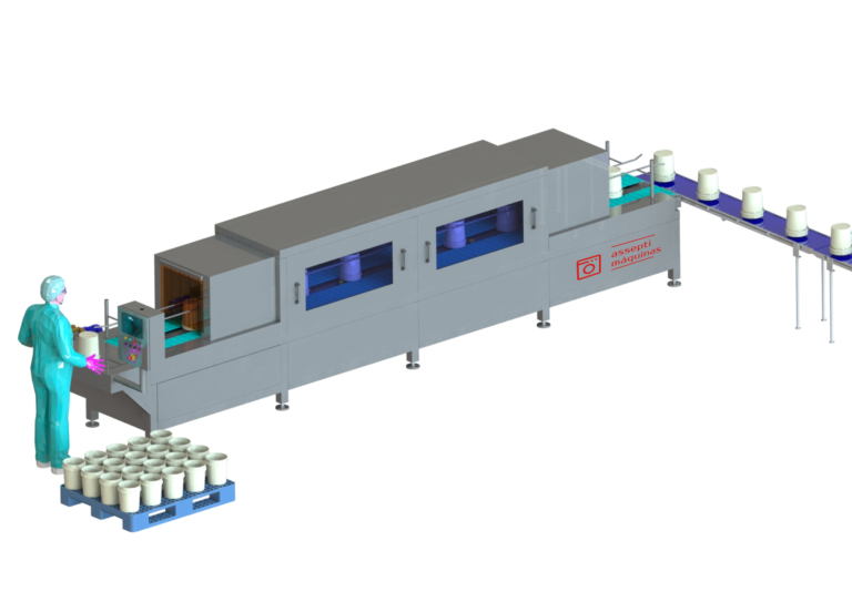 MÁQUINA DE LAVAR BALDES assepti